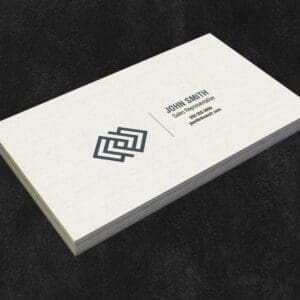 Business Cards 13pt Linen Uncoated